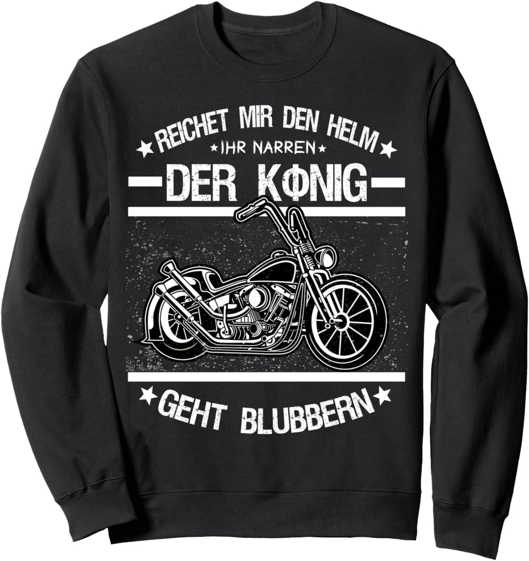 Motorrad Bike Biker für Motorradfahrer Sweatshirt