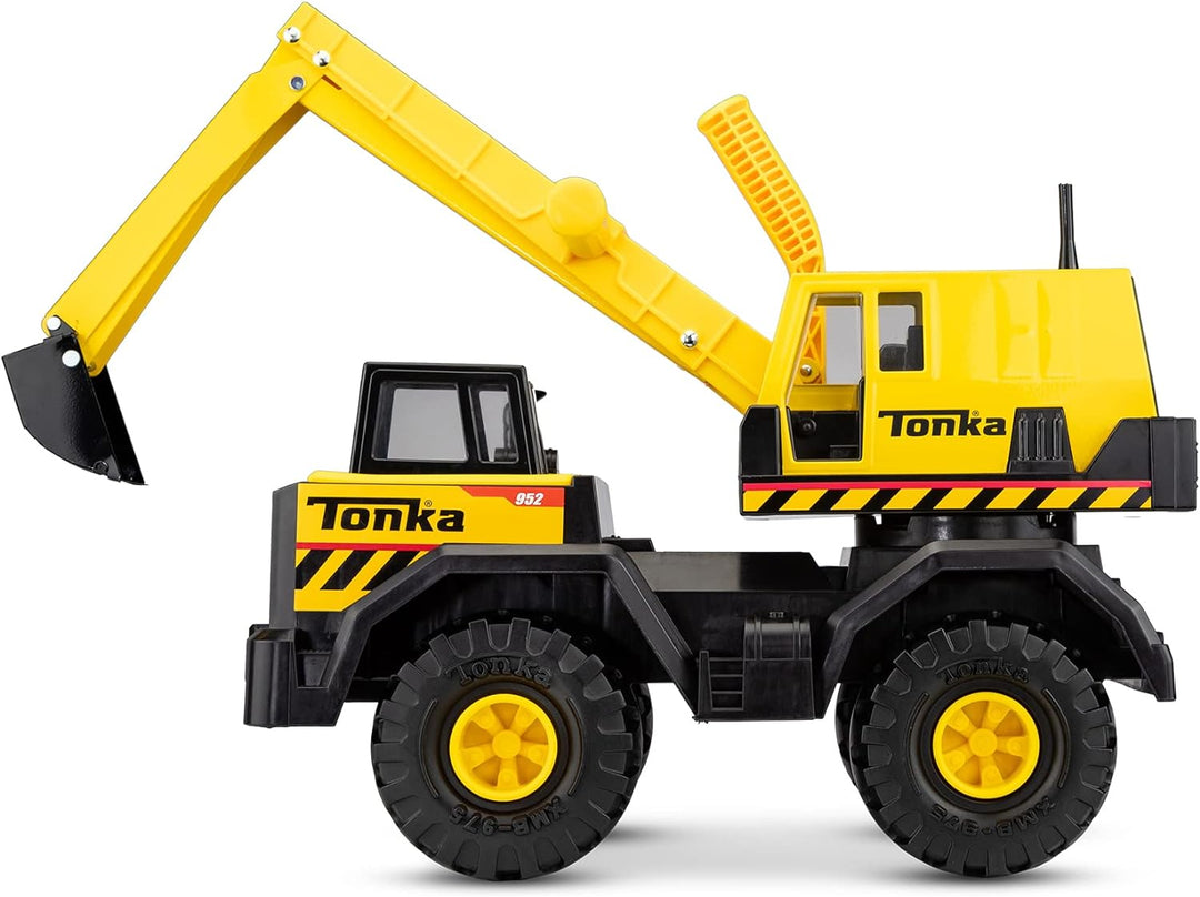 Robuster Riesen-Bagger, Tonka, Konstruktionsspielzeug für Kinder, Spielzeugfahrzeug für kreatives Sp