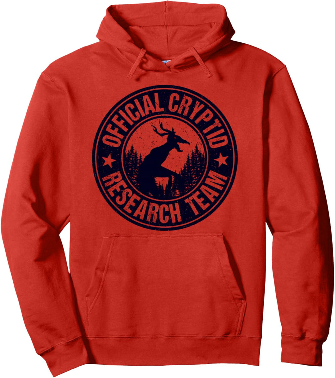 Offizielles Cryptid-Forschungsteam Wendigo Retro Kryptozoologie Pullover Hoodie