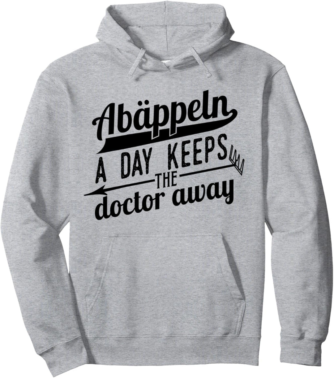 Pferde mit Spruch abäppeln a day Pferd Stall Sauber Reiterin Pullover Hoodie