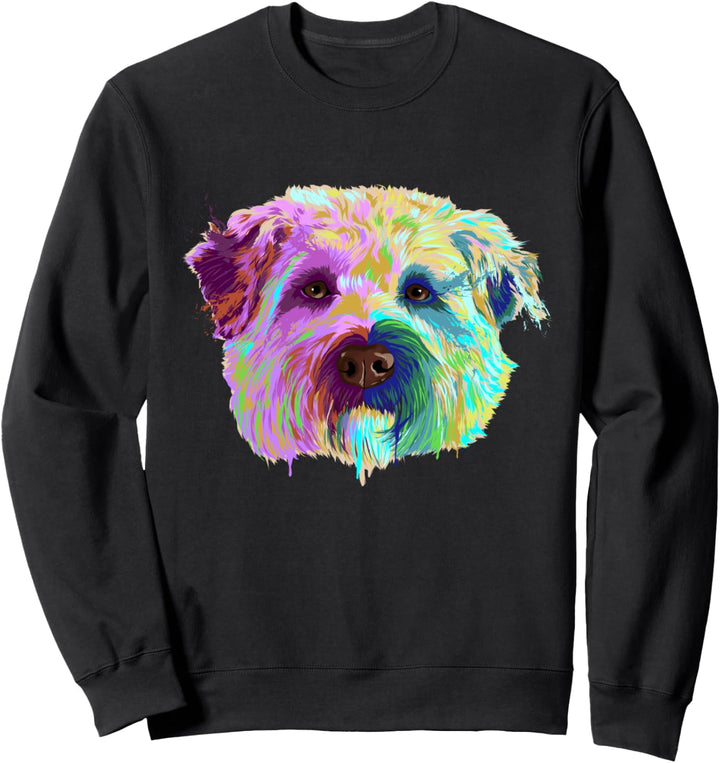 Splash Hund Irish Soft Coated Wheaten Terrier Sweatshirt