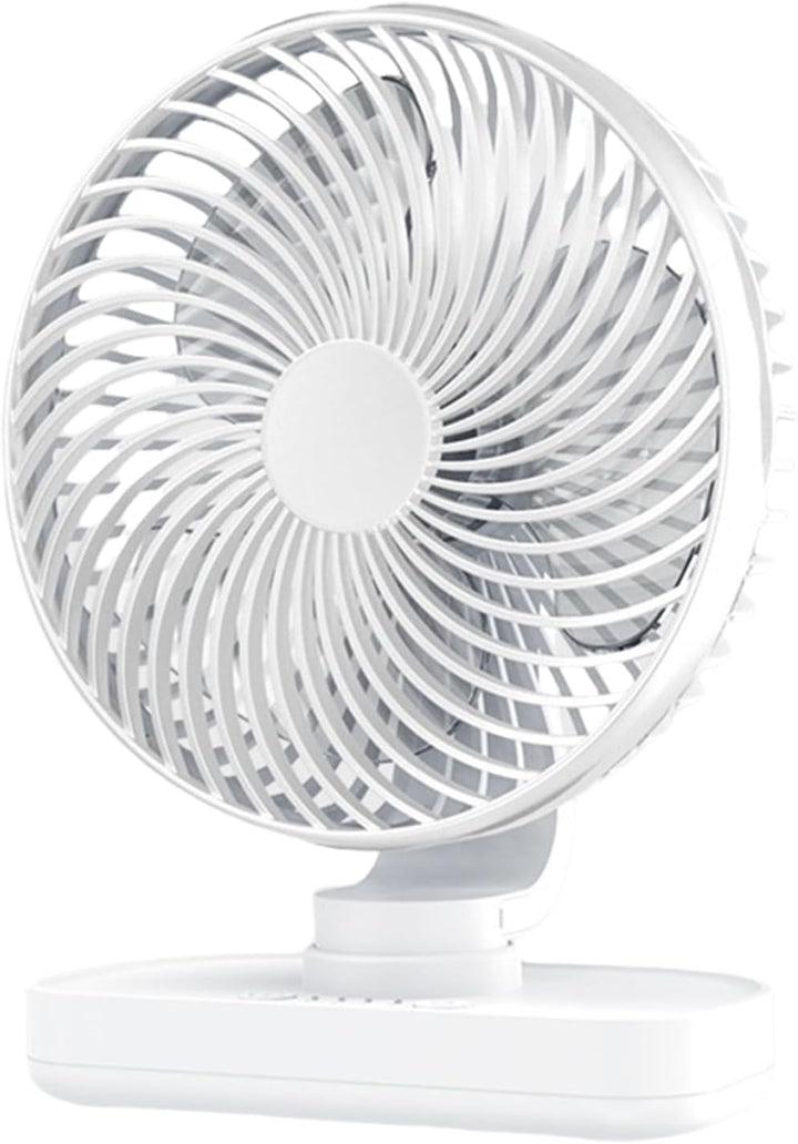 Tischventilator, Oszillierender Kühlventilator, 4 Geschwindigkeitsstufen Kompaktkühler Mit Leichtem