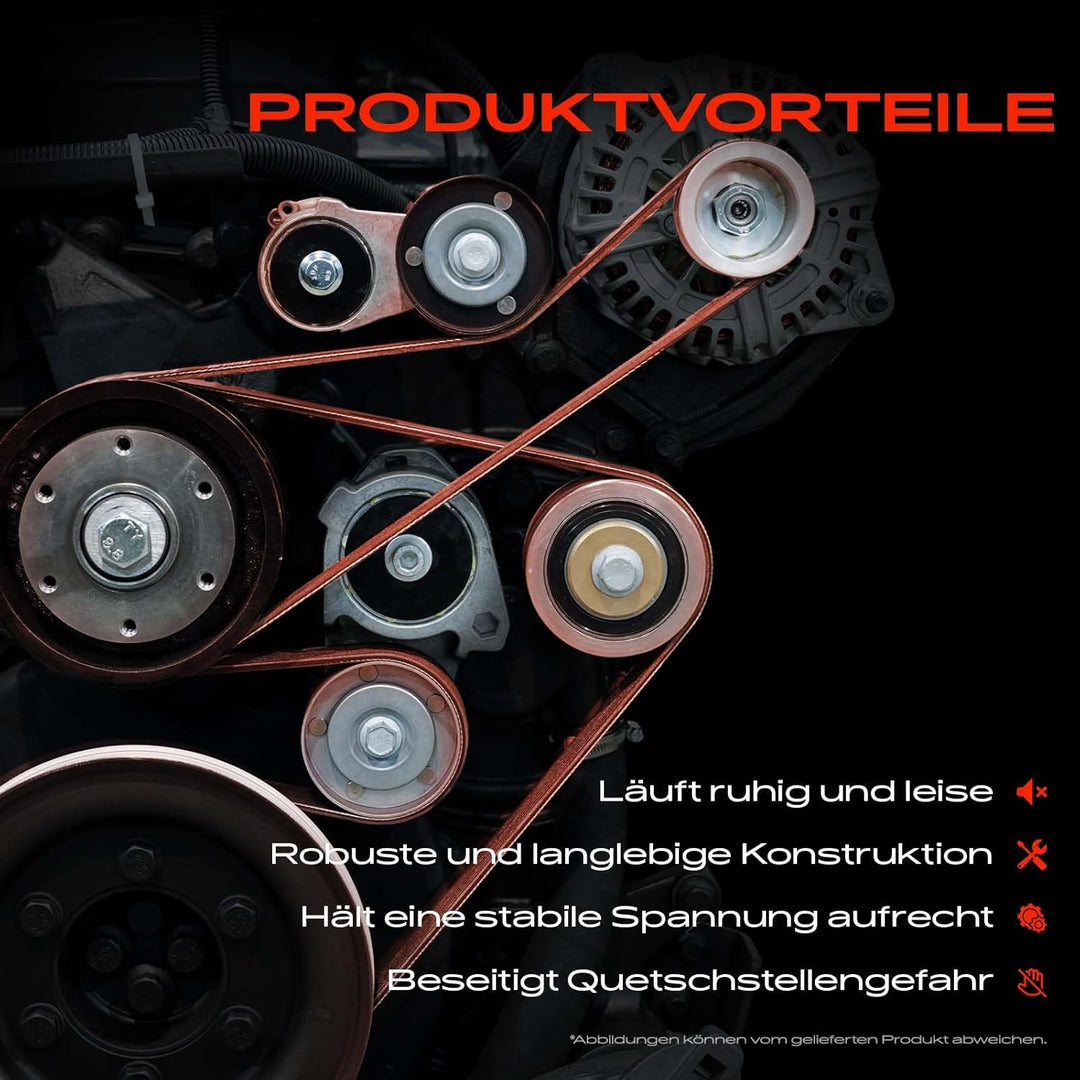 Frankberg Spannrolle Riemenspanner Vorne für Focus II Kuga I C30 C70 II S40 II V40 V50 2004-2021 312