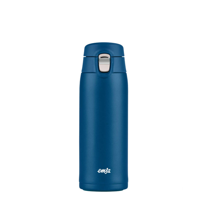 Emsa N21509 Travel Mug Light Thermo/Isolierbecher aus Edelstahl, 0,4 Liter, 8h heiss, 16h kalt, 100
