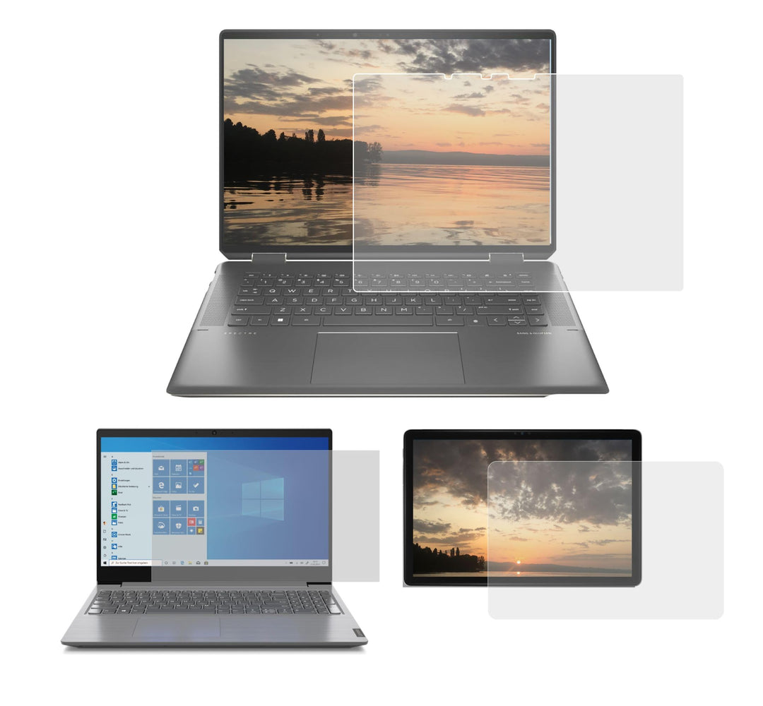 2x Panzerfolie kompatibel mit Dell Latitude 7450 2-in-1 Antischock kristallklar, Displayschutzfolie