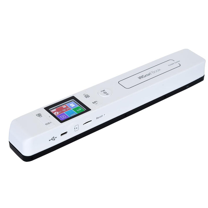 IRIScan Book Scanner – v7: Dokumentenscanner a4, kostenloser Readiris PDF-Editor, Scanner auf Word,
