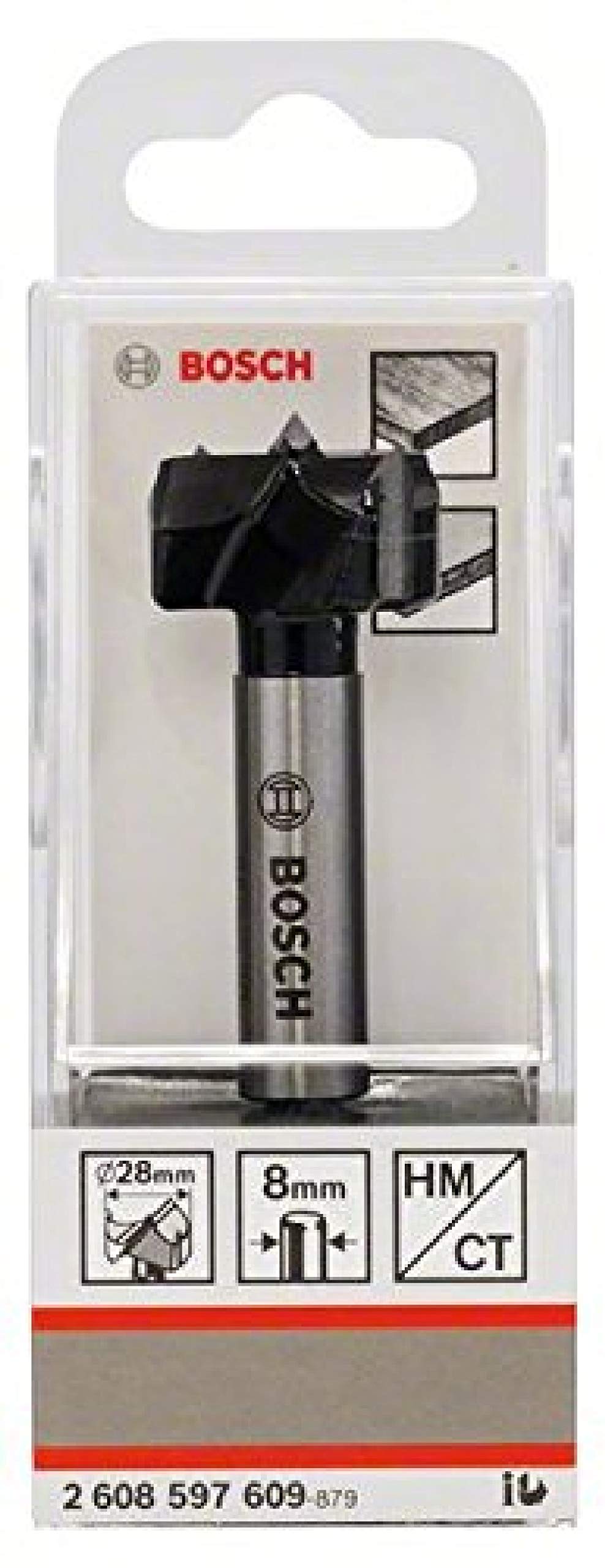 Bosch Professional 1 x Carbide Kunstbohrer (Ø 28 mm, Zubehör Bohrmaschine), Ø 28 mm