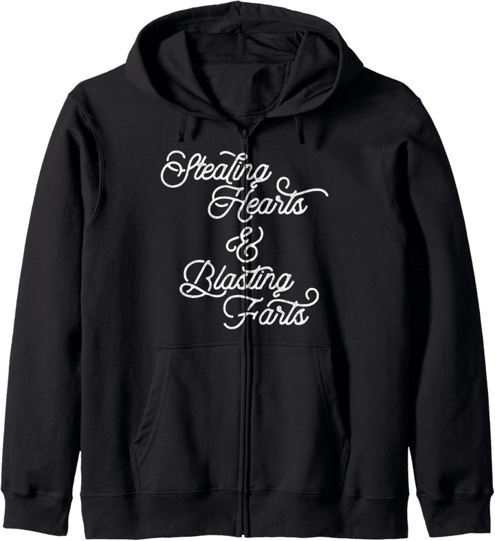 Stealing Hearts & Blasting Farts Funny Script Kapuzenjacke