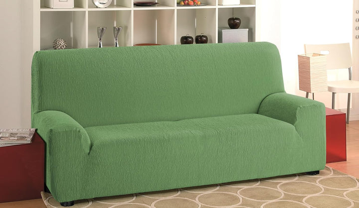 Martina Home Elastischer Sofabezug Modell Emilia 2 Plätze grün 2 Sitzer Grün, 2 Sitzer Grün