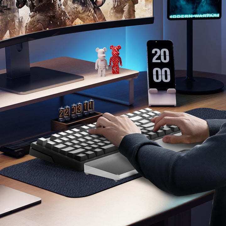 MAMBASNAKE Handgelenkauflage für Tastatur, Tastaturpad aus Acryl für TKL 80% Tastatur - Ergonomic Wr