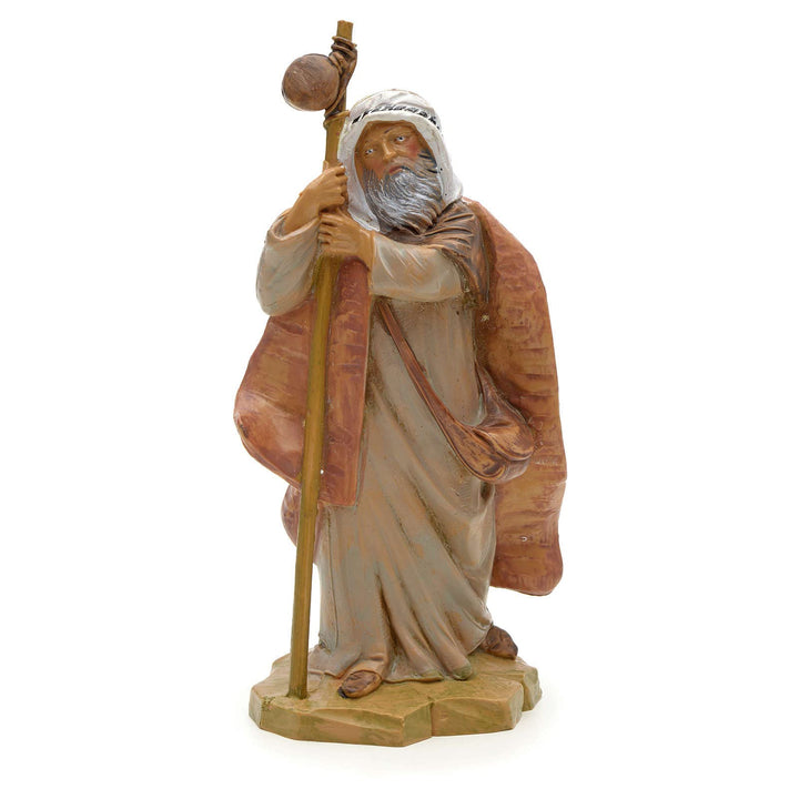 Holyart Krippenfigur eines Schäfers 12 cm Fontanini