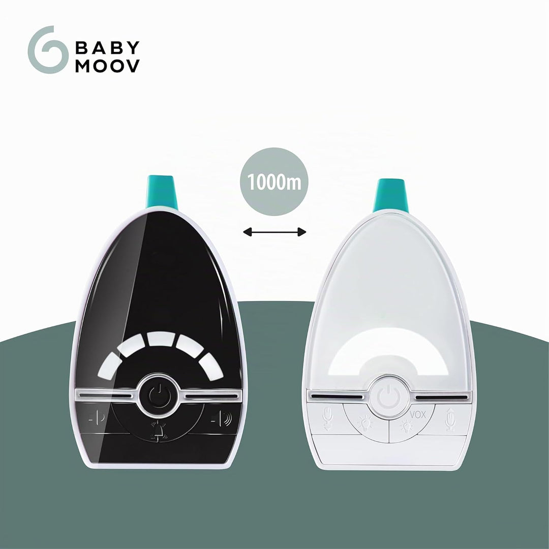 Babymoov Babyphone Expert Care, Digital Green Technology, 1000m