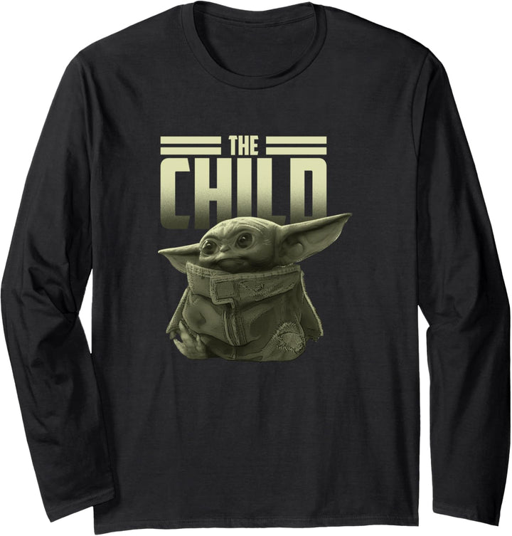 Star Wars The Mandalorian The Child Portrait V1 Langarmshirt