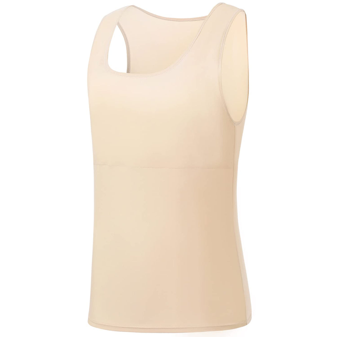 Brust Binder für Transgender FTM Cosplay Atmungsaktive Halb Trans Binder BH Nude 4XL, Nude 4XL