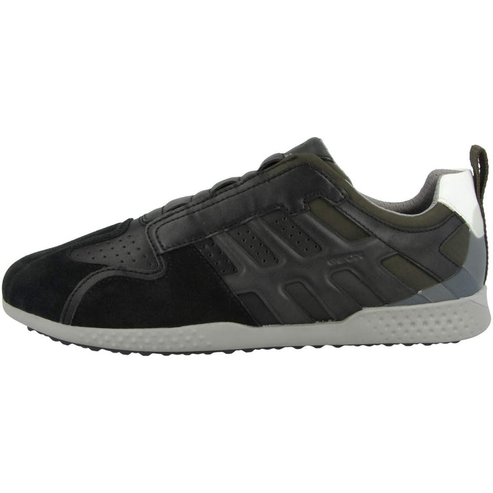 Geox U Snake.2 A Herren Sneaker 40 EU Schwarz, 40 EU Schwarz