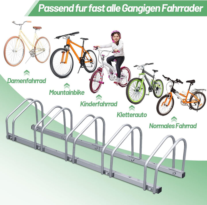 Sonnewelt Fahrradständer Hinterbauständer Fahrrad Ständer Aufstellständer Mehrfachständer mit 35-55
