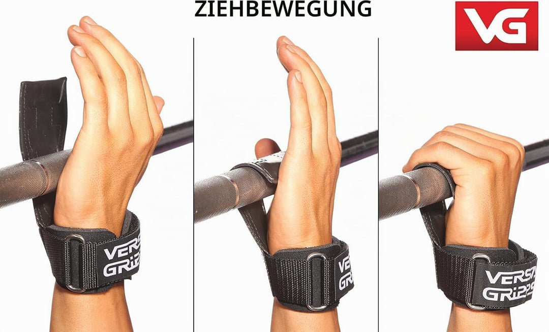 Versa Gripps® PRO Authentisch. Das Beste Trainingszubehör der Welt. IN DEN USA HERGESTELLT, Schwarz