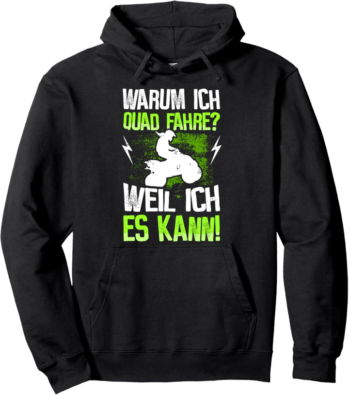 ATV Quad Spruch Quadfahrer Geschenk Offroad Bikerin Frauen Pullover Hoodie