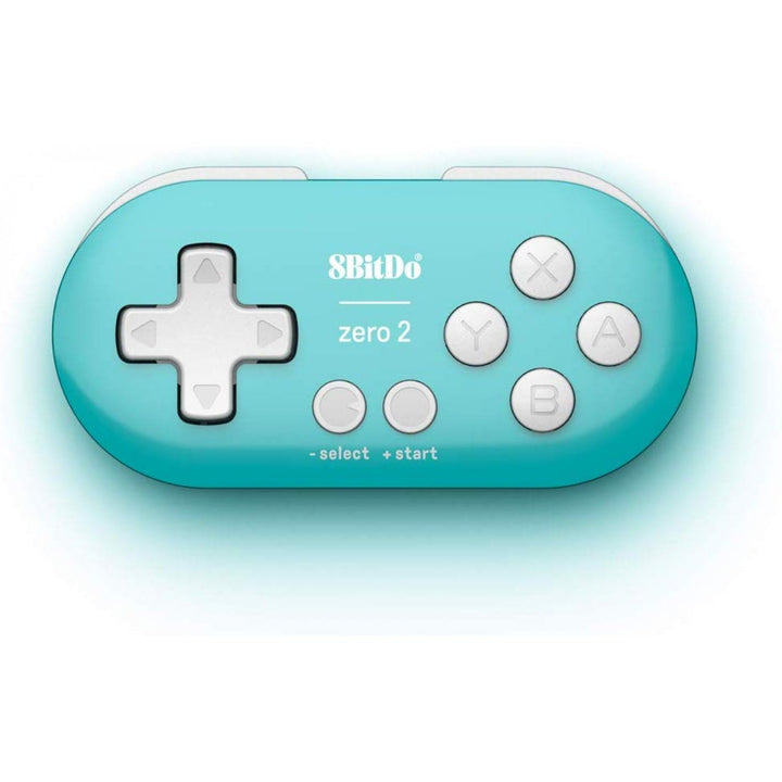 8Bitdo Zero 2 Bluetooth Gamepad For Switchpcmacosandroid (Turquoise Edition) [ Single, Single