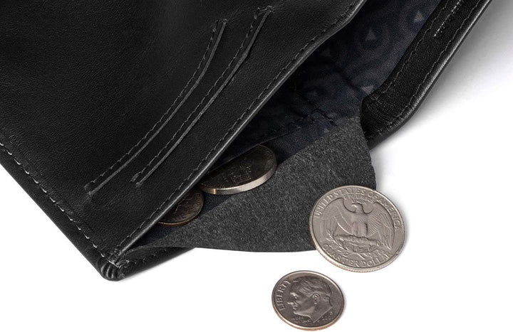 Bellroy Note Sleeve – dünne Lederbörse, mit RFID-Schutz (max. 11 Karten Plus Scheine) - Black - Rfid