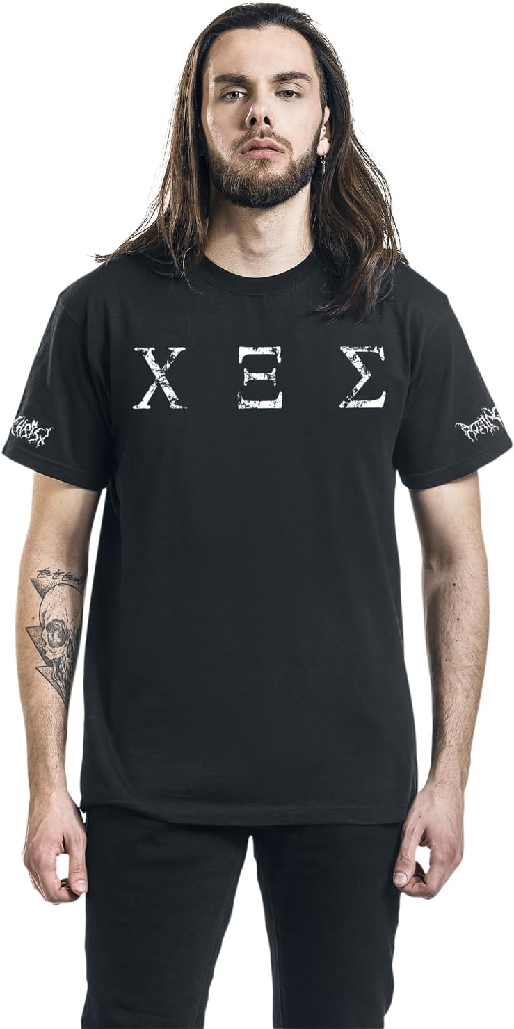 Rotting Christ 666 Männer T-Shirt schwarz M 100% Baumwolle Band-Merch, Bands