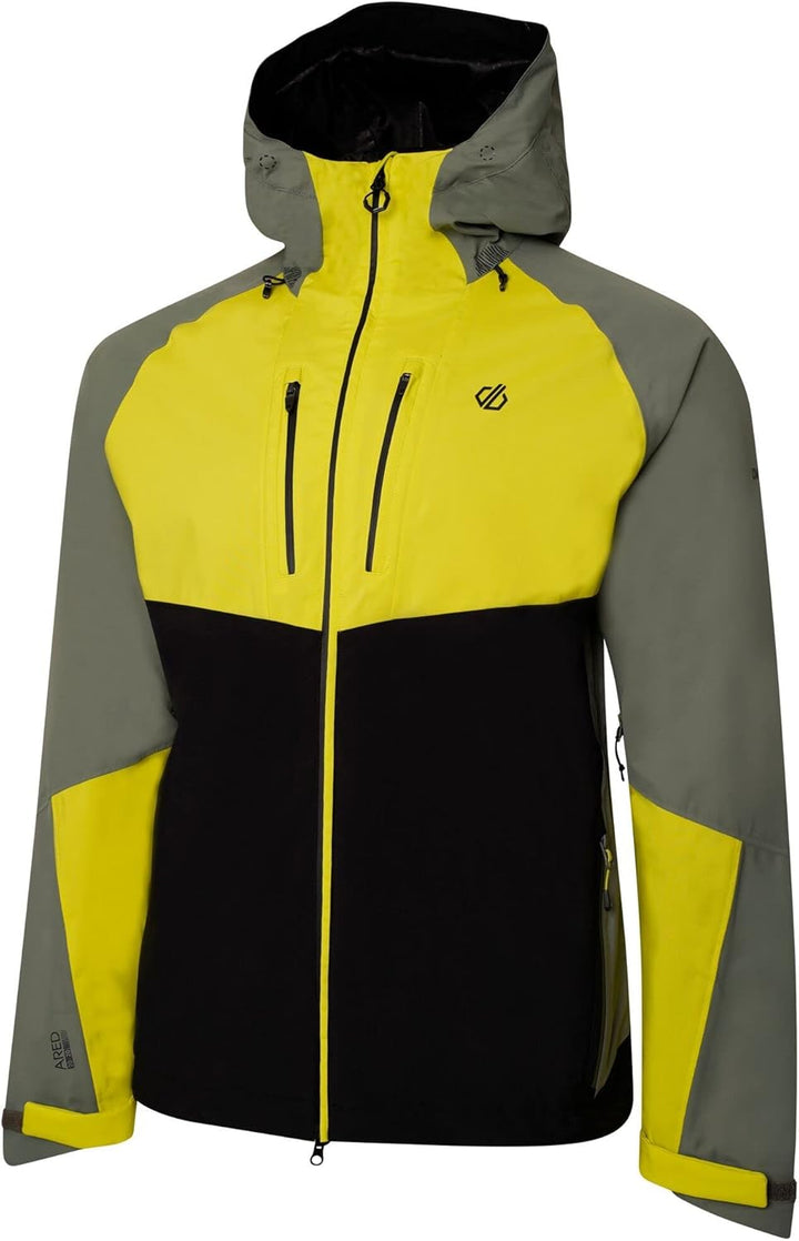 Dare2b Herren Soaring Ii Jacket Jacken, M Agave Green / Neon Spring / Black