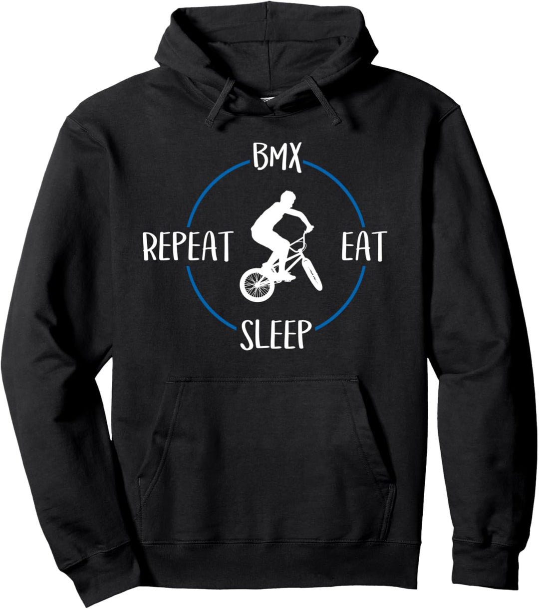 BMX Eat Sleep Repeat Geschenk Für BMX-Fahrer Pullover Hoodie