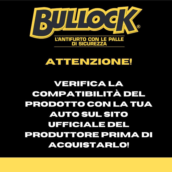 Diebstahlsicherung für Bullock Excellence Modell w, Gelb