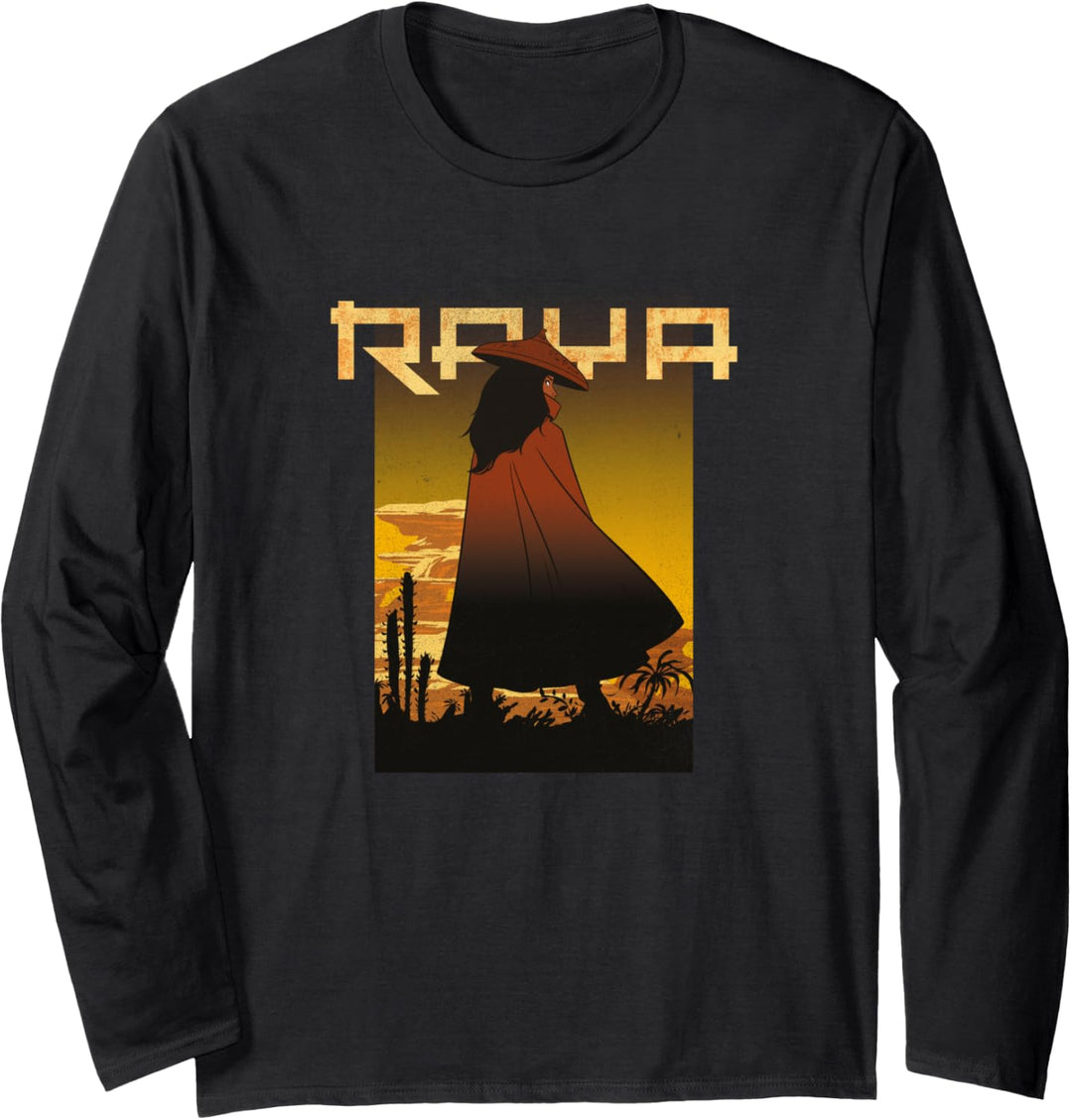 Disney Raya And The Last Dragon Raya Poster Langarmshirt