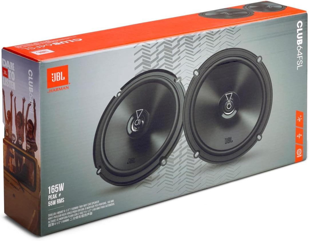 JBL Club Gen3 64FSL 6.5'' (16cm) Lautsprechersatz Koaxial Flach