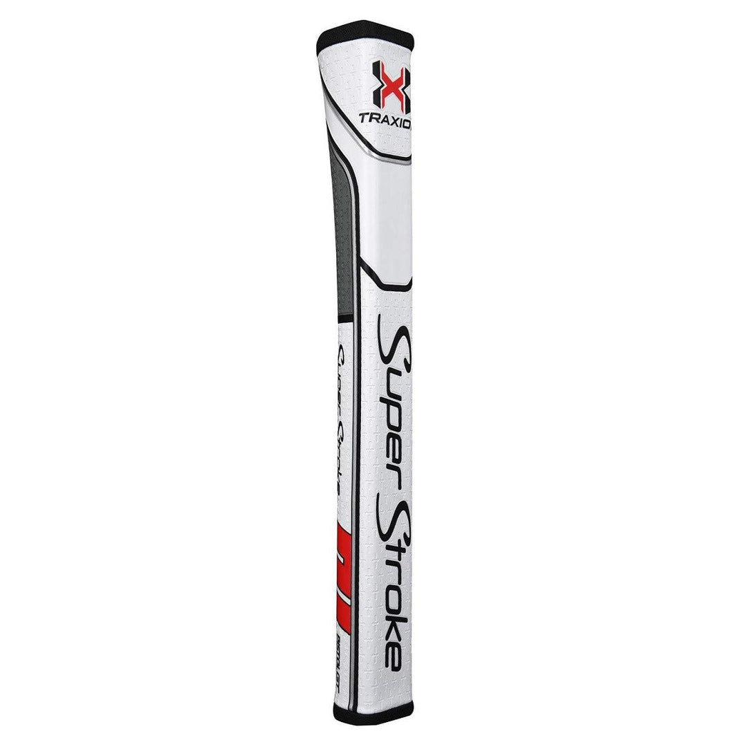SuperStroke Traxion Pistol GT 2.0 Golf Putter Grip Weiss / Grau / Rot, Weiss / Grau / Rot