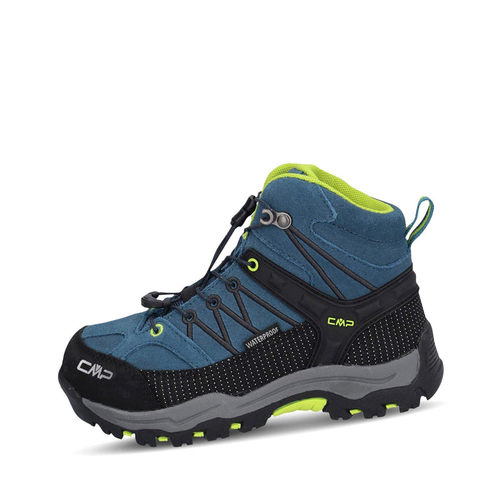 CMP Kids Rigel Mid Trekking Wp Walking Shoe, Deep Lake-Acido, 35 EU