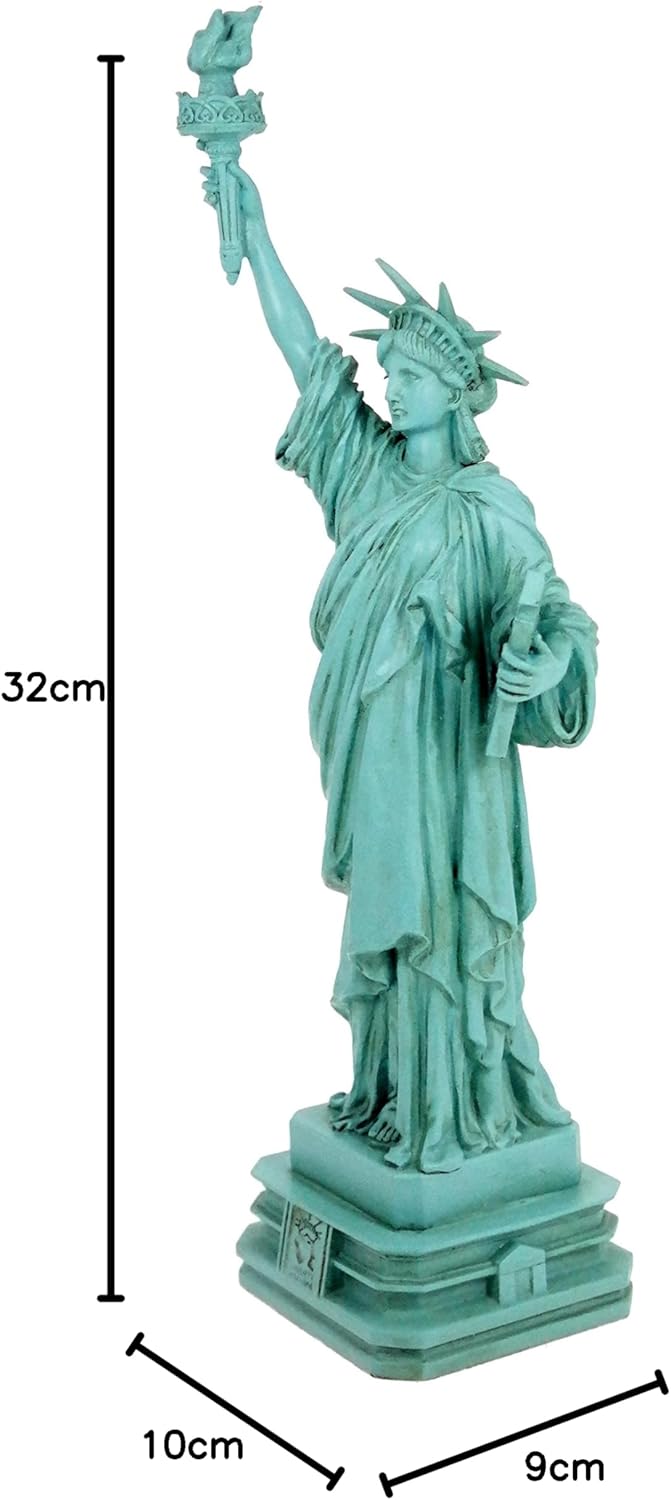 Veronese Design Freiheitsstatue Statue of Liberty 32 cm grün New York Figur Skulptur