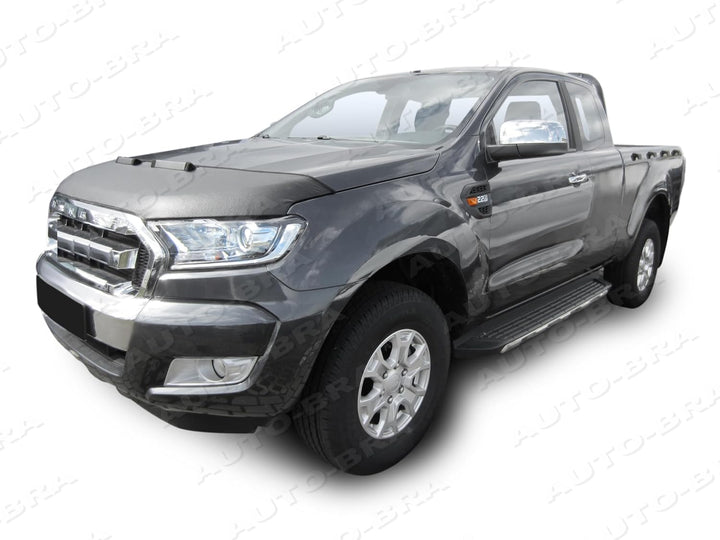 AB3-00041 CARBON OPTIK Auto BRA kompatibel mit Ford Ranger 2015-2022 Haubenbra Steinschlagschutz Tun