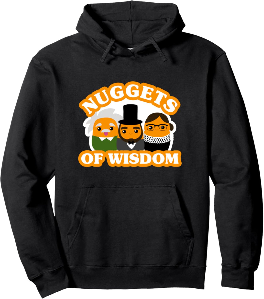 Chicken Nugget Pun Funny Chicken Nugget Pullover Hoodie