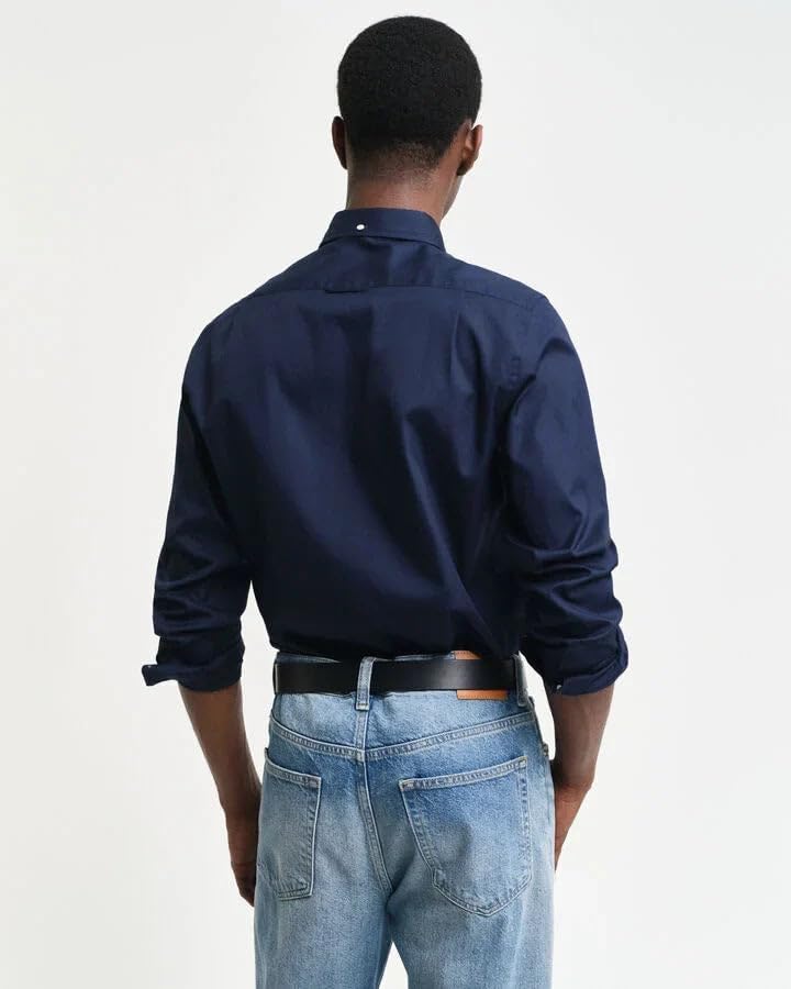 GANT Herren Slim Pinpoint Oxford Shirt Klassisches Hemd S Marine, S Marine