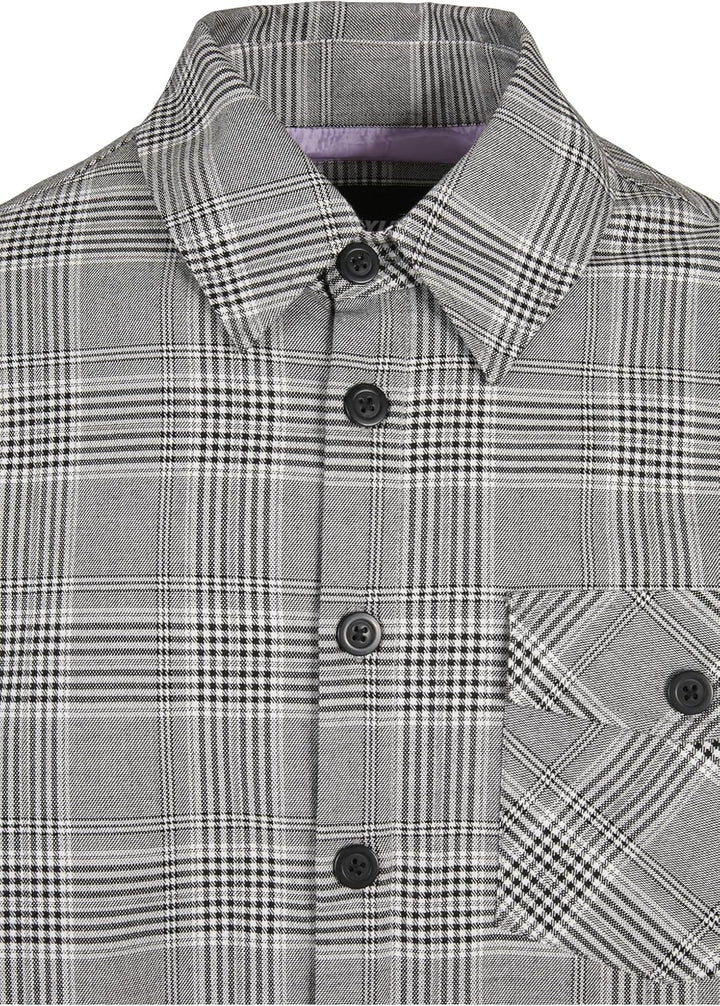 Cayler & Sons Herren Plaid Out Quilted Shirt Jacket XXL black/white, XXL black/white