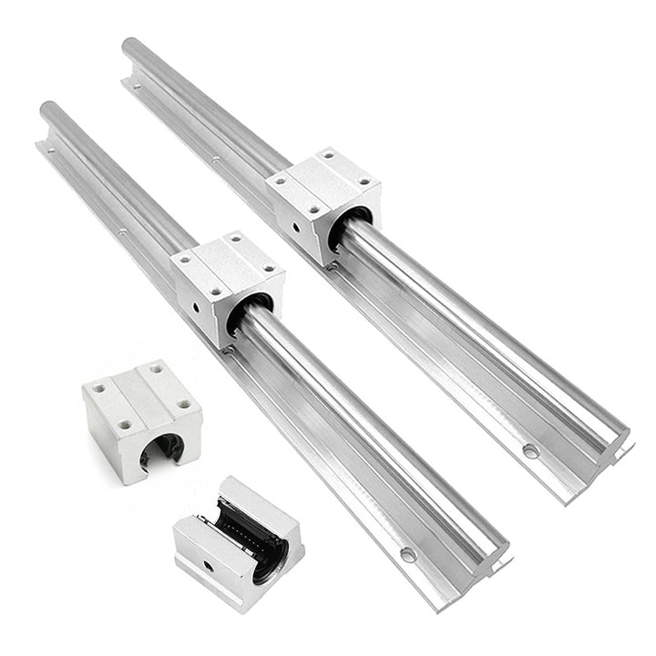 CNCMANS Linearführung 4 Stücke SBR20-200mm Führungsschiene und 8 Stücke SBR20UU Schiebeblock bearing