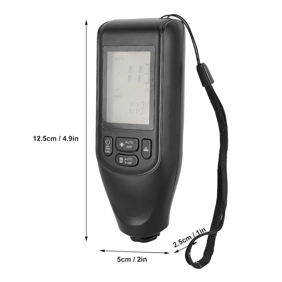 Bewinner Digitales Schichtdickenmessgerät - Neu aufgerüstete HW400, Ultrahochpräzise Sonde, Lackmil