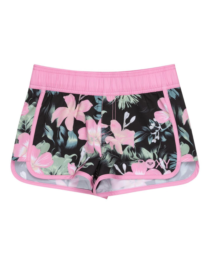 ROXY Mädchen Good Waves Only Badeanzug (1er Pack) 16 Jahre Anthracite Shadow Floral, 16 Jahre Anthra
