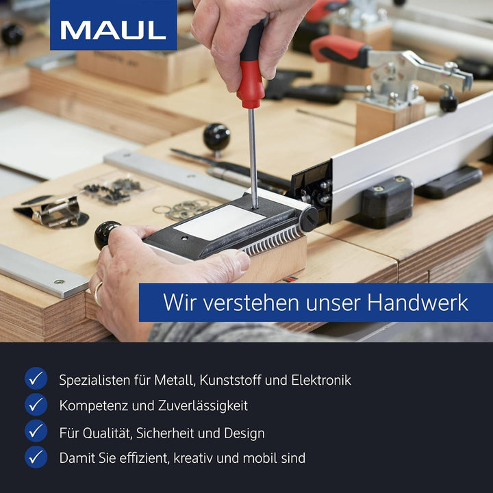 Maul Klapprahmen MAULstandard A2 | Bilderrahmen für Poster, Werbemittel &amp; Fotos | Robuster Rahmen mi