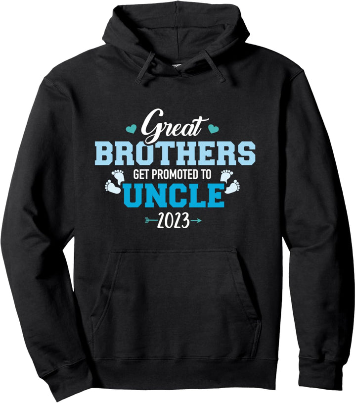 Tolle Brüder werden zum Onkel 2023 befördert Pullover Hoodie