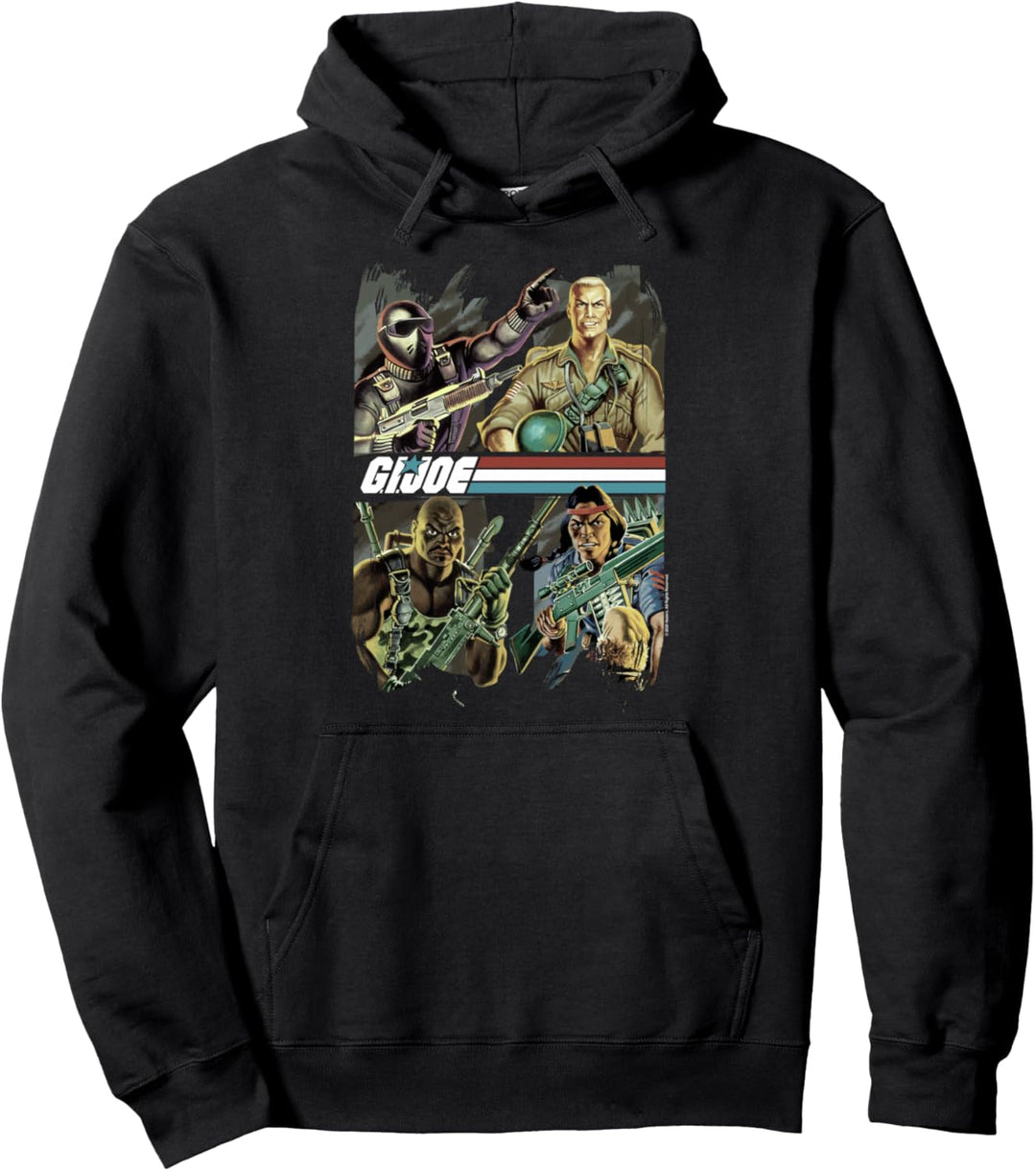 G.I. Joe Team Leader & Original Four Classic Comic Poster Pullover Hoodie