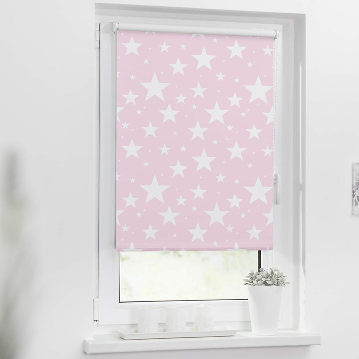Lichtblick Klemmfix Verdunklungs-Rollo mit Motiv, ohne Bohren, Blickdicht, Seitenzugrollo, Made in G