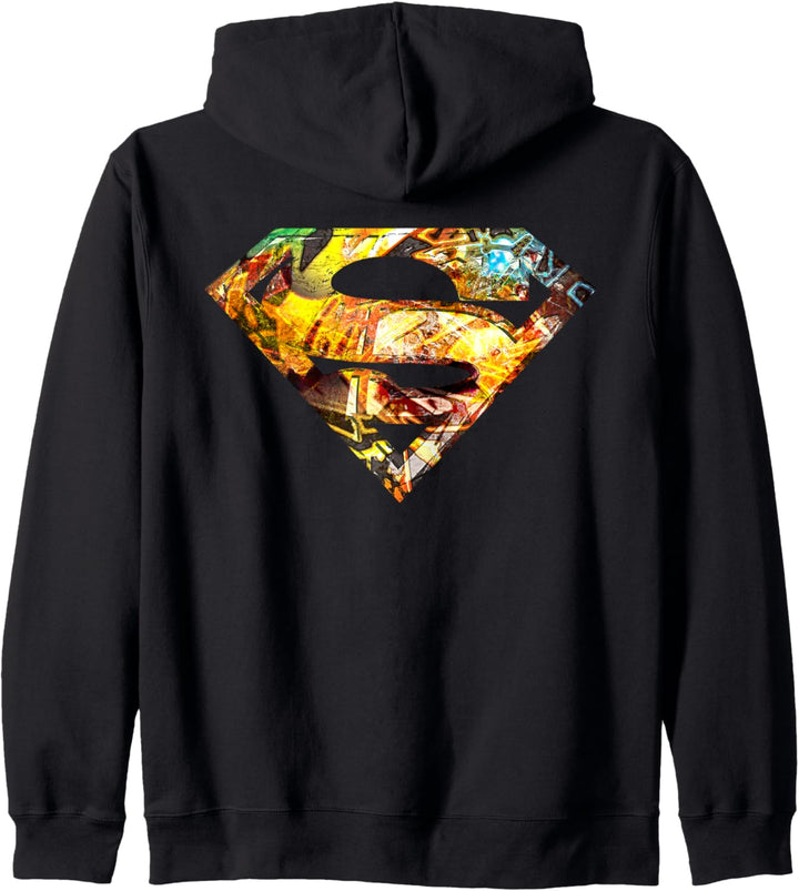 DC Superman Logo Wandbild Kapuzenjacke