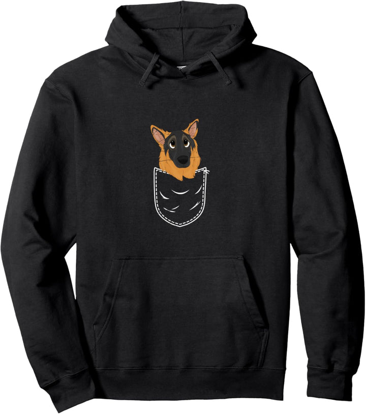 Hunde Geschenk Niedliches Tiermotiv Deutscher Schäferhund Pullover Hoodie