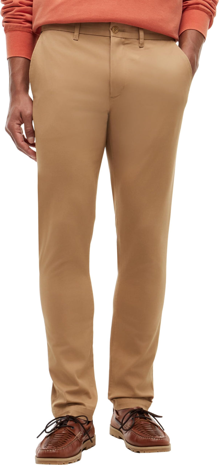 Tommy Hilfiger Herren Hose Bleecker Chino 1985 Pima Cotton Chino 28W / 29L Brown (Timeless Camel), 2