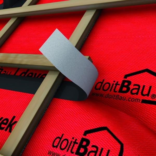 6x doitBau deflexx UV Klebeband für Unterspannbahn 50mm x 25m