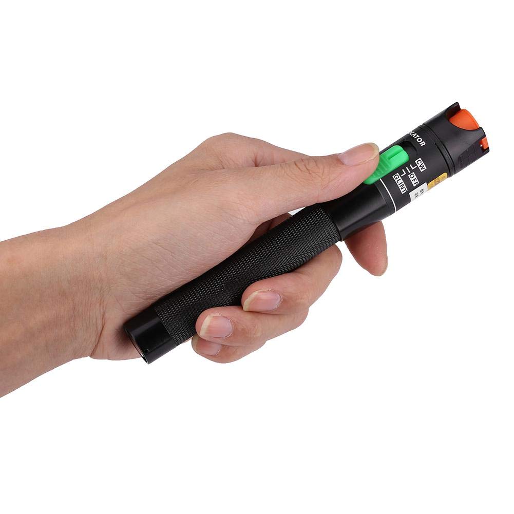 VBESTLIFE Glasfaser Tester,Red Visual Fault Locator Lichtwellenleiter Tester Stift Typ Test Tool mit