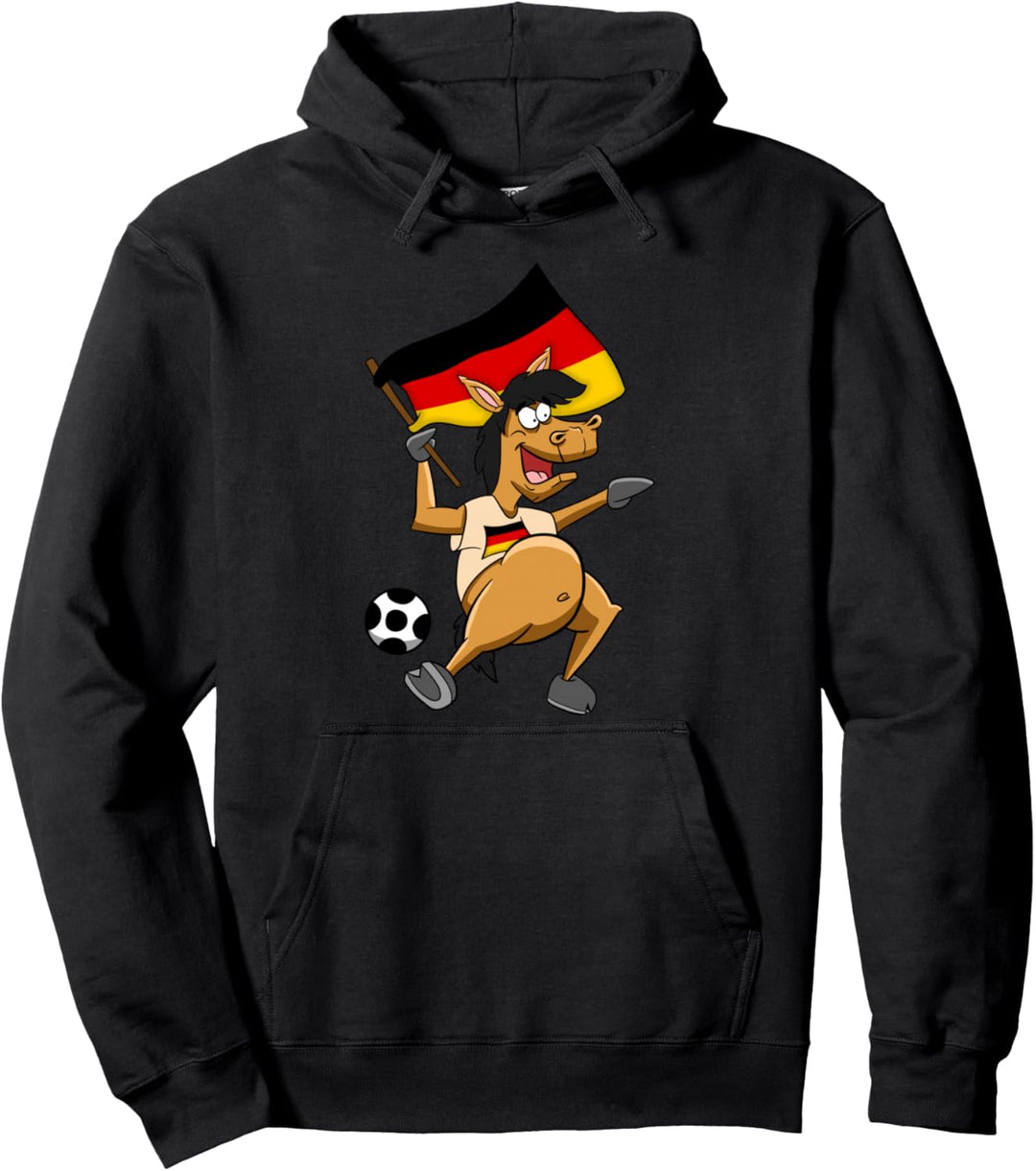 Fan Pferd Deutschland Pullover Hoodie